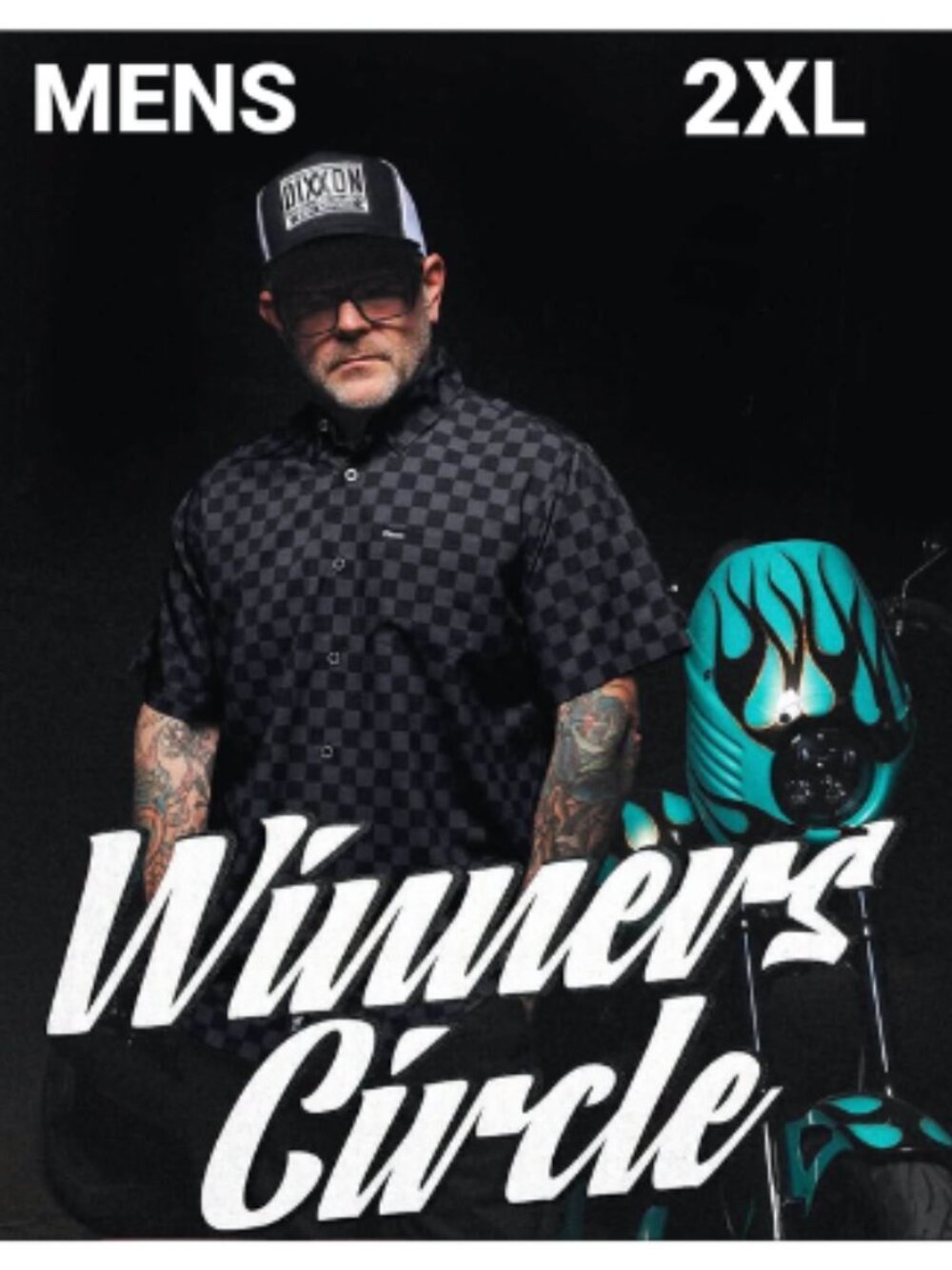 DIXXON Flannel WINNERS CIRCLE Party Shirt - Men's 2XL